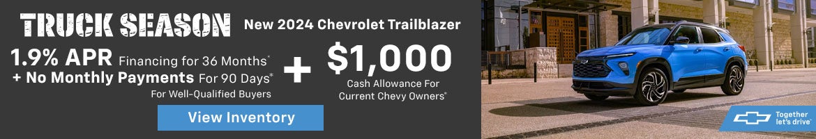 New 2024 Chevrolet Trailblazer