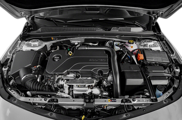 Engine appearance of the 2021 Chevrolet Malibu available at Morristown Chevrolet