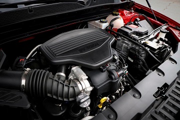 Engine appearance of the 2021 Chevrolet Blazer available at Morristown Chevrolet