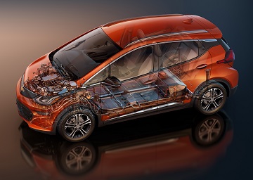Engine appearance of the 2021 Chevrolet Bolt EV available at Morristown Chevrolet