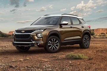 Exterior appearance of the 2022 Chevrolet Trailblazer available at Morristown Chevrolet