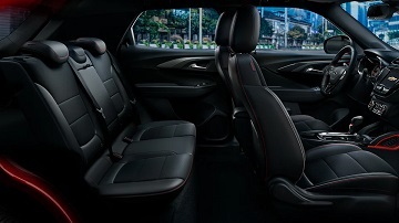 Interior appearance of the 2022 Chevrolet Trailblazer available at Morristown Chevrolet