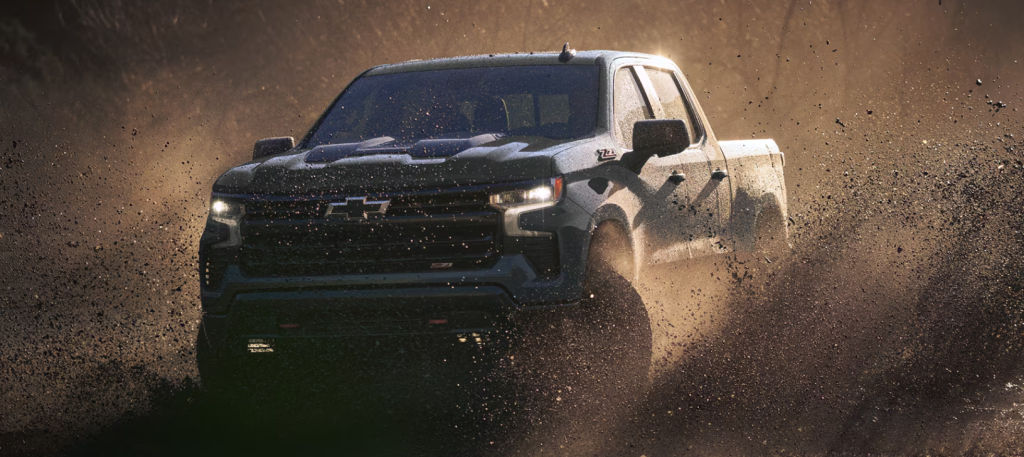 The new 2026 Chevy Silverado 1500 drives through mud and dirt with ease. Find yours at Morristown Chevrolet today near Knoxville.