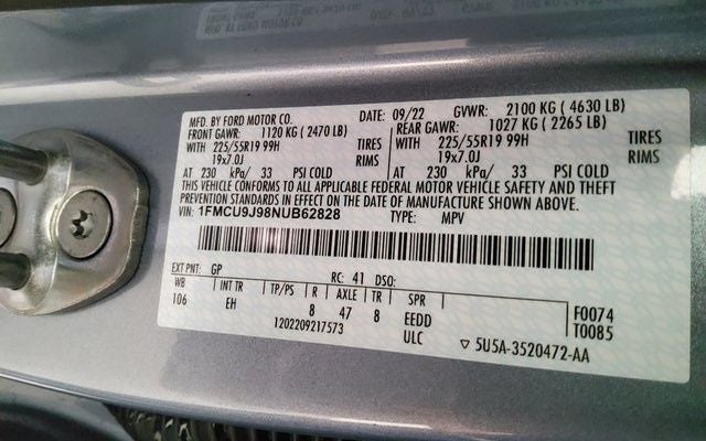 2022 Ford Escape Titanium