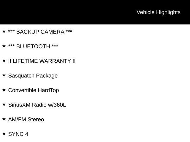 2023 Ford Bronco Base