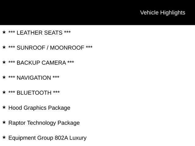 2017 Ford F-150 Raptor