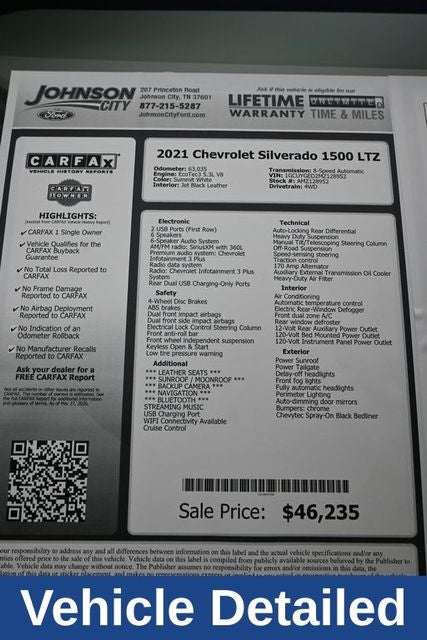 2021 Chevrolet Silverado 1500 LTZ