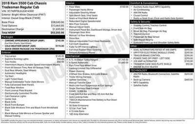 2018 RAM 3500 Tradesman
