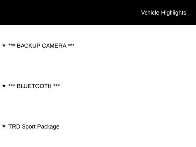 2018 Toyota Tacoma TRD Sport