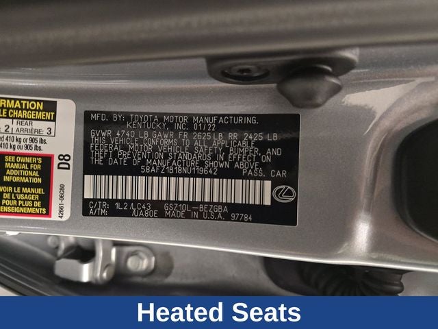 2022 Lexus ES 350 Ultra Luxury