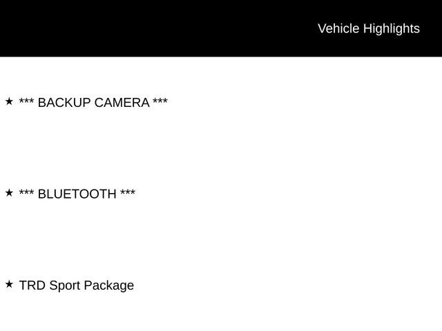 2018 Toyota Tacoma TRD Sport