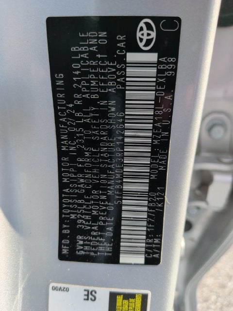 2024 Toyota Corolla LE