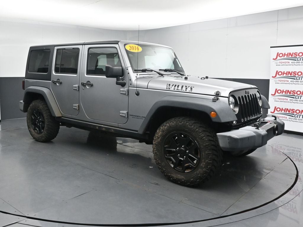 2016 Jeep Wrangler Unlimited Willys