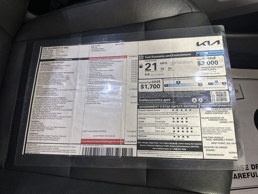 2022 Kia Telluride EX