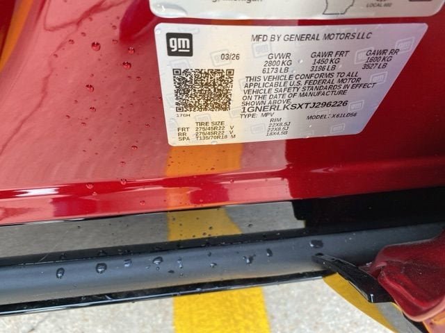 2026 Chevrolet Traverse RS