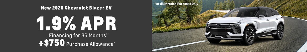 New 2026 Chevrolet Blazer EV