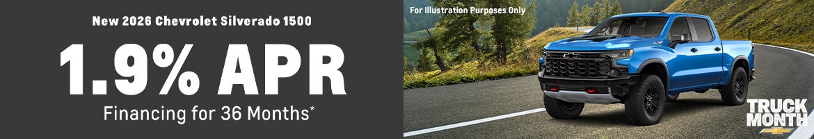New 2026 Chevrolet Silverado 1500
