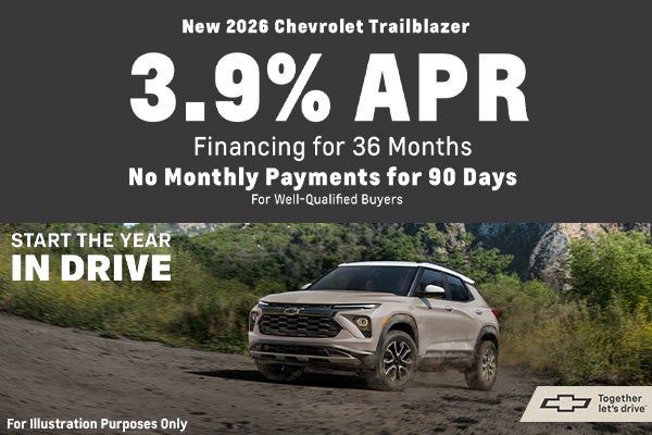 New 2026 Chevrolet Trailblazer