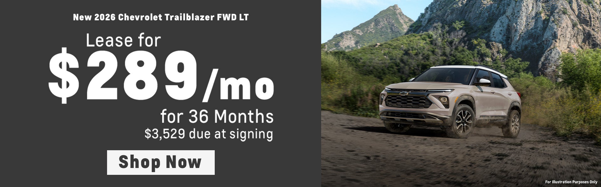  Lease a 2026 Chevrolet Trax for $299 per month in Morristow