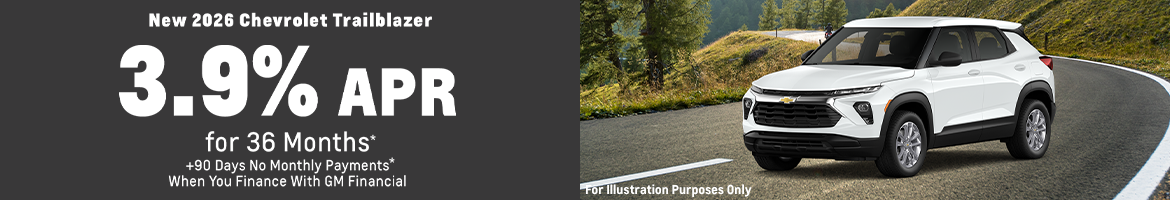 New 2026 Chevrolet Trailblazer