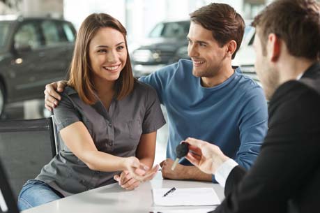 customers at dealership