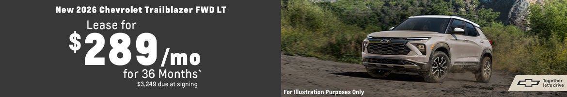 New 2026 Chevrolet Trailblazer FWD LT