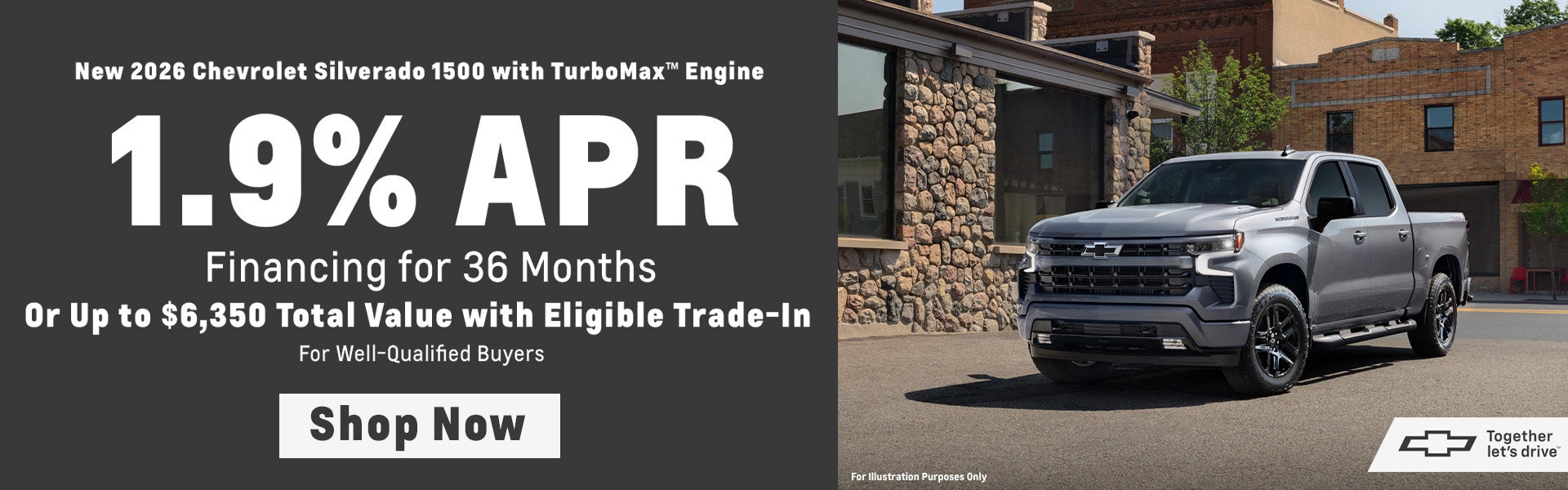 New 2026 Chevrolet Silverado 1500 with TurboMax™ Engine